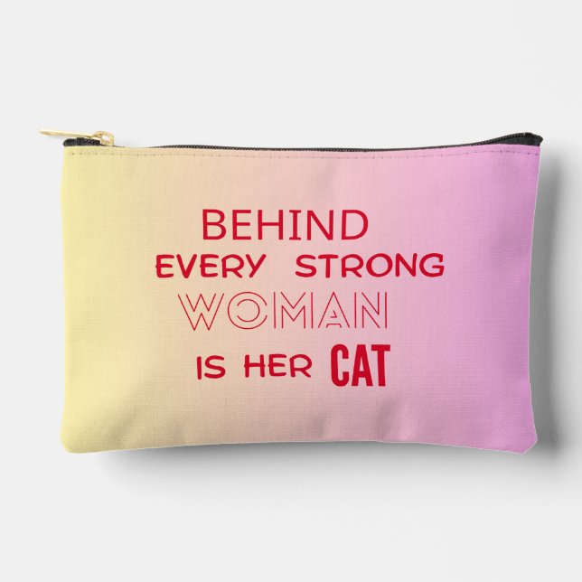 Katzenmamas Zubehörtasche (Vorderseite)