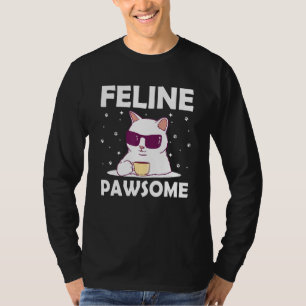 Katzenmäßig großartige Motivationszitat Katzenwitz T-Shirt
