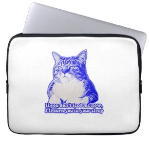 Katzenmeme für Katzenliebhaber und Katzenbesitzer Laptopschutzhülle