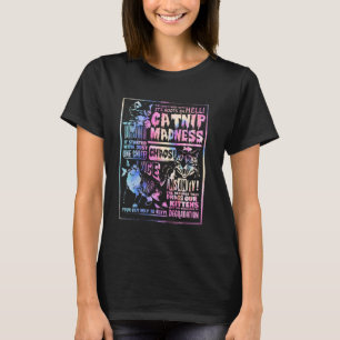 Katzenminze-Wahnsinn Tie Dye Süße Katze Katzenlieb T-Shirt