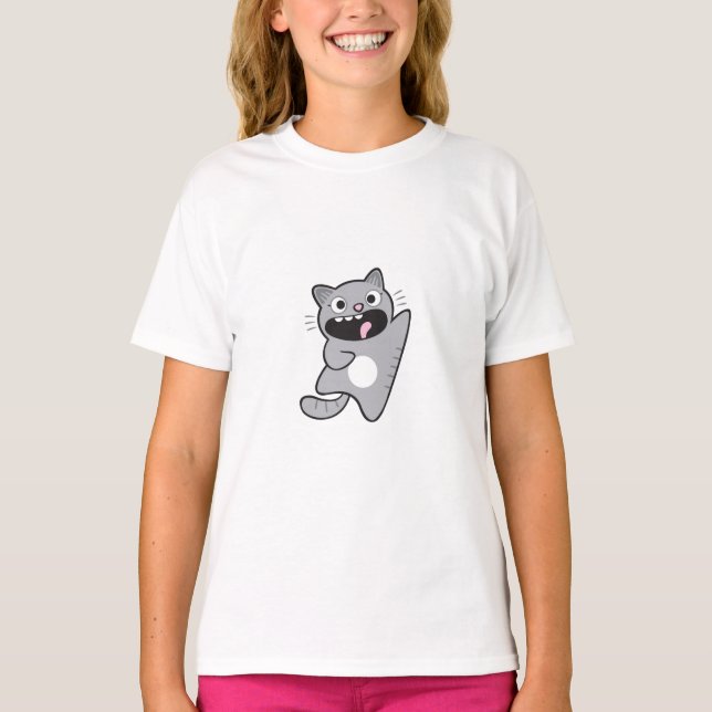 Katzenmodell 8 T-Shirt (Vorderseite)