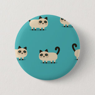 Katzenmuster Button