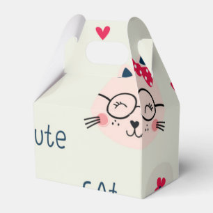 Katzenmuster Geschenkschachtel