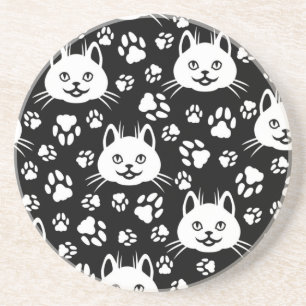 Katzenmuster Getränkeuntersetzer