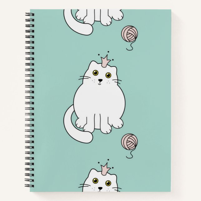 Katzenmuster Notizbuch (Vorderseite)