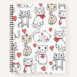 Katzenmuster Notizbuch