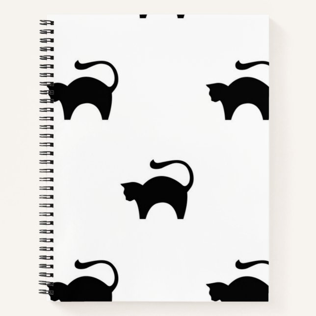 Katzenmuster Notizbuch (Vorderseite)
