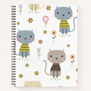 Katzenmuster Notizbuch