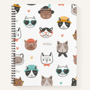 Katzenmuster Notizbuch