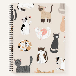 Katzenmuster Notizbuch