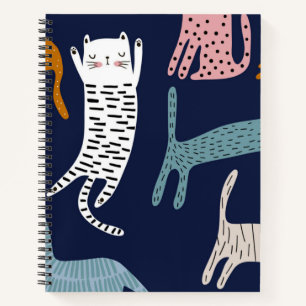 Katzenmuster Notizbuch