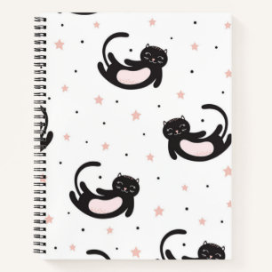Katzenmuster Notizbuch