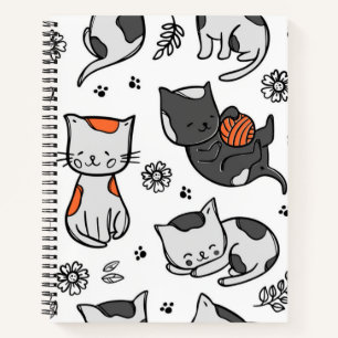 Katzenmuster Notizbuch