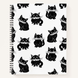 Katzenmuster Notizbuch
