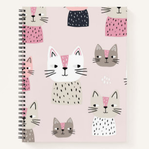 Katzenmuster Notizbuch
