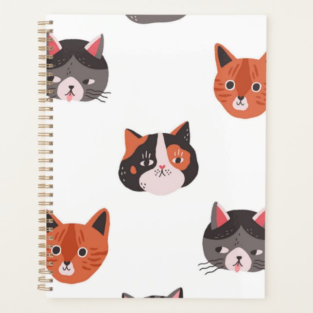 Katzenmuster Planer (Vorderseite)
