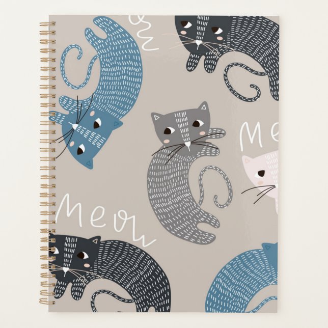 Katzenmuster Planer (Vorderseite)