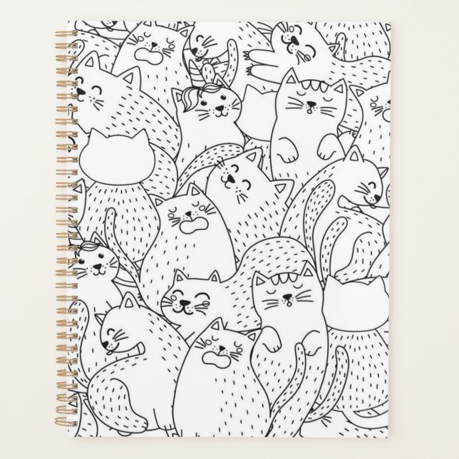 Katzenmuster Planer (Vorderseite)