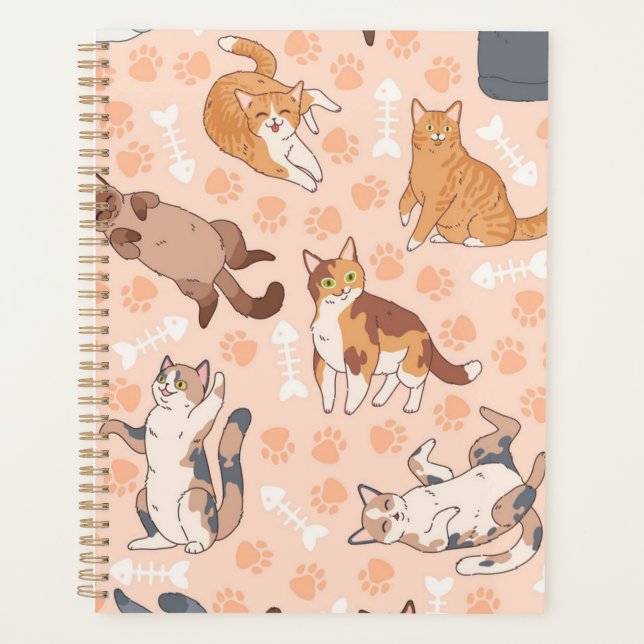 Katzenmuster Planer (Vorderseite)