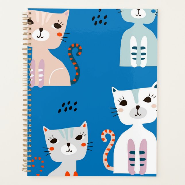 Katzenmuster Planer (Vorderseite)