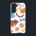 Katzenmuster Samsung Galaxy Hülle<br><div class="desc">Für echte Liebhaber von Katzen</div>
