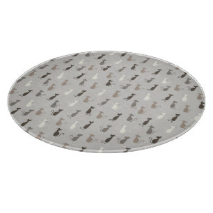 Katzenmuster Schneidebrett