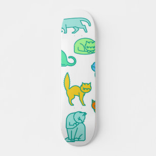 Katzenmuster Skateboard
