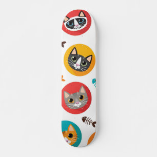 Katzenmuster Skateboard