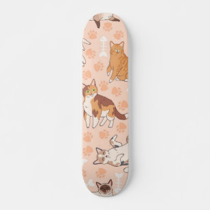 Katzenmuster Skateboard