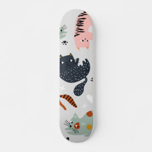 Katzenmuster Skateboard