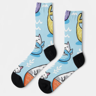 Katzenmuster Socken