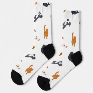 Katzenmuster Socken