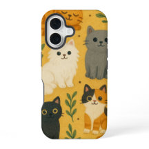 Katzenmuster | Süßes Katzen-All-Over-Print-Design