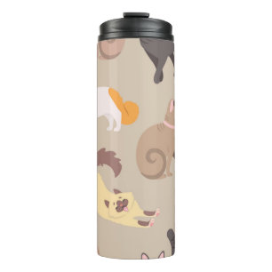 Katzenmuster Thermosbecher