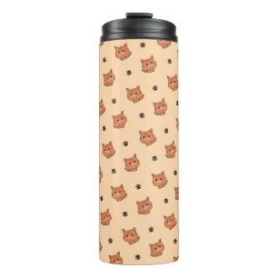Katzenmuster Thermosbecher