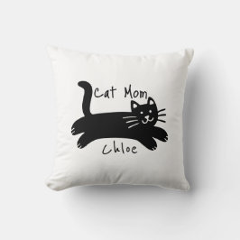 Katzenmutter benutzerdefinierter Katzenname Kissen
