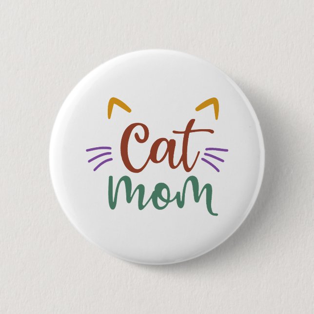 Katzenmutter Button (Vorderseite)