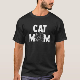 Katzenmutter Fell Eltern Mutter des Tieres Kätzche T-Shirt