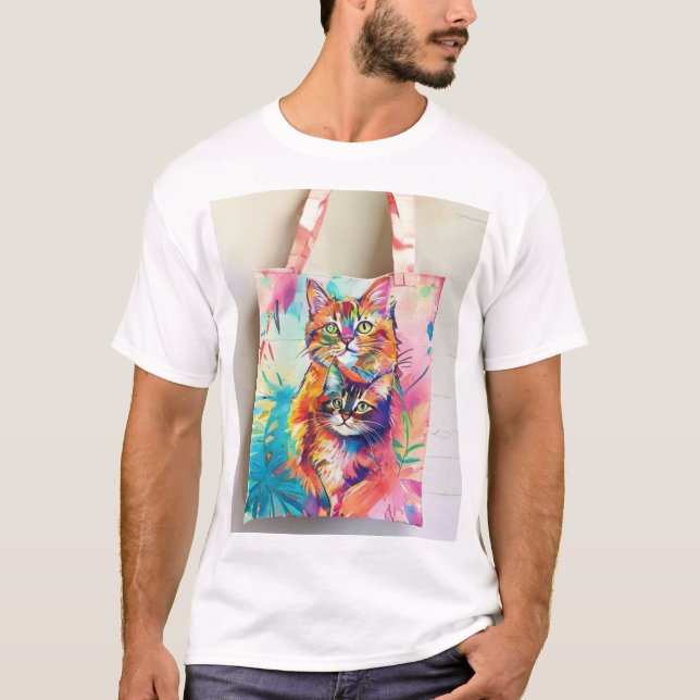 Katzenmutter-Geschenk T-Shirt (Vorderseite)