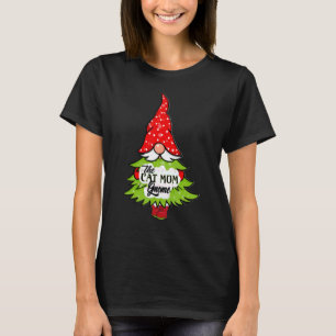 Katzenmutter Gnom Buffalo Plaid passende Familien- T-Shirt