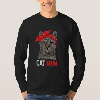 Katzenmutter Grafik Katzenbesitzer Katzenlehrer Ka T-Shirt