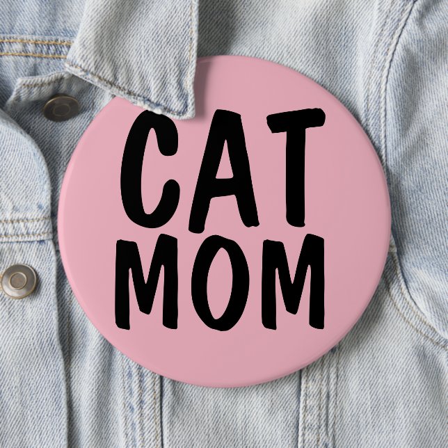 KATZENMUTTER GROSSES Rosa Button (Beispiel)