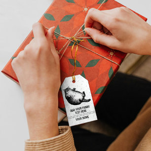 Katzenmutter, ich bin aber nur Haut und Knochen fü Geschenkanhänger