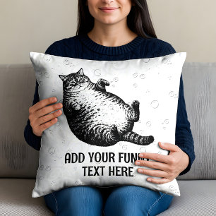 Katzenmutter, ich bin aber nur Haut und Knochen fü Kissen