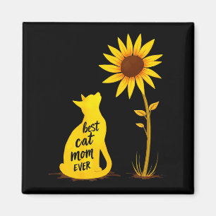 Katzenmutter jemals Sonnenblume Katze Haustierlieb Magnet