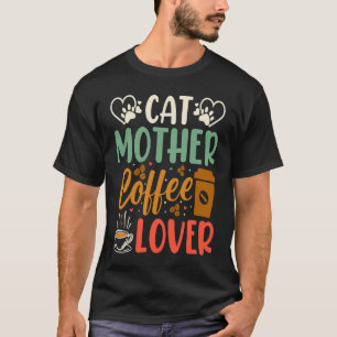 Katzenmutter Kaffee Mama Kitty Vintage T-Shirt