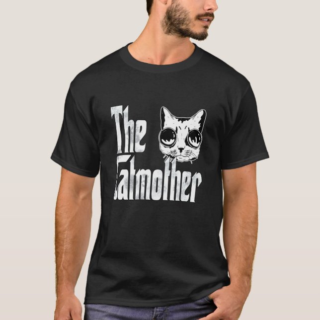 Katzenmutter Katmama Schutzbrille Katzenmutter Kit T-Shirt (Vorderseite)