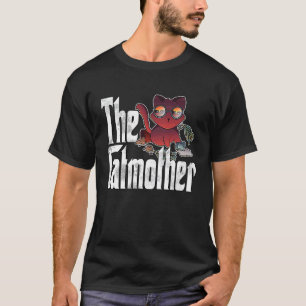 Katzenmutter Katzenmama Chaos Katzen Mama Kitty Ma T-Shirt