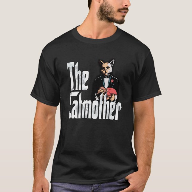 Katzenmutter Katzenmama Katzen-Mutter  9 T-Shirt (Vorderseite)