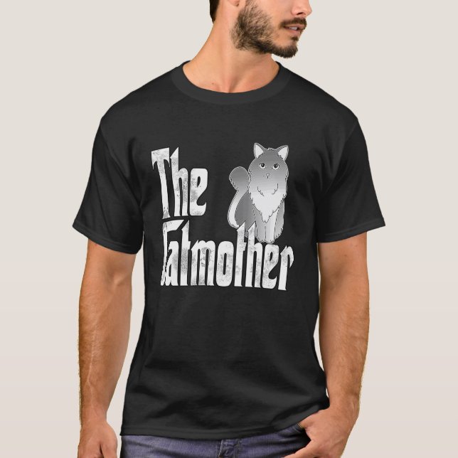 Katzenmutter Katzenmama Katzen Mutter Kitty Mama   T-Shirt (Vorderseite)